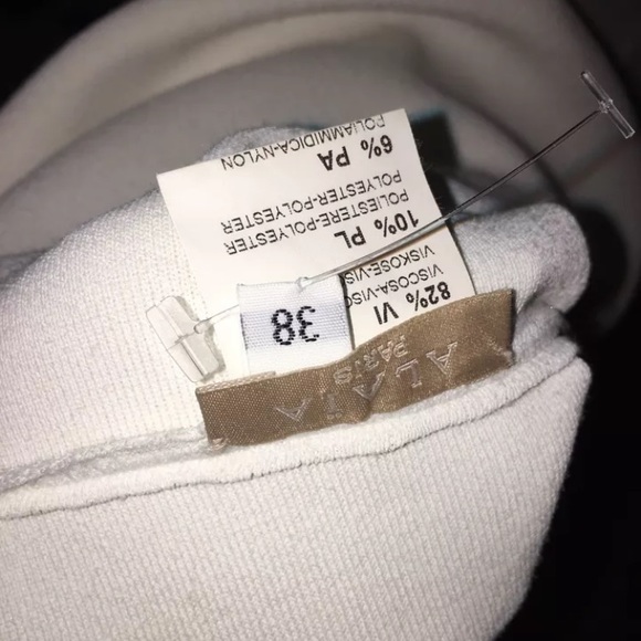 Alaïa laser cut A line dress 38 - Picture 5 of 8